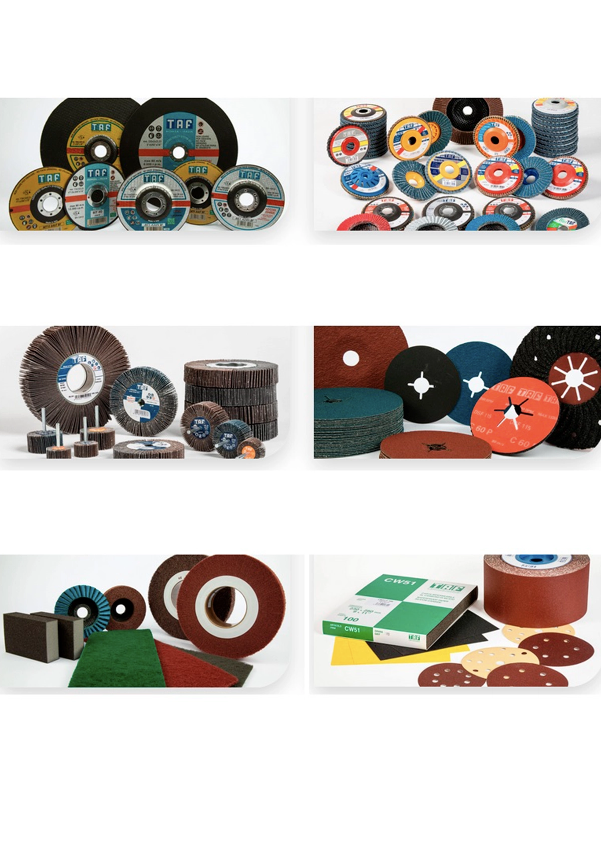 Benemaquina - Produtos - Abrasivos e Corte - Abrasivos