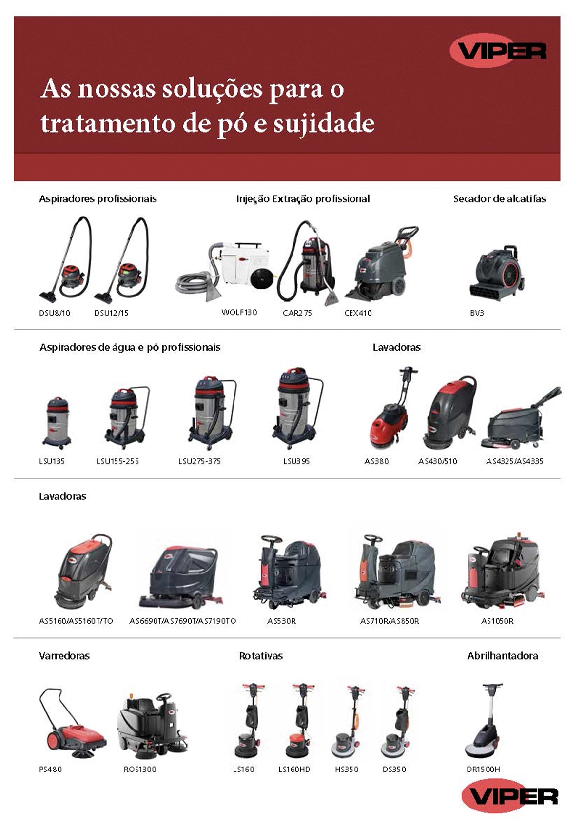 Benemaquina - Produtos - Equipamentos de Apoio - Equipamentos de limpeza de solo